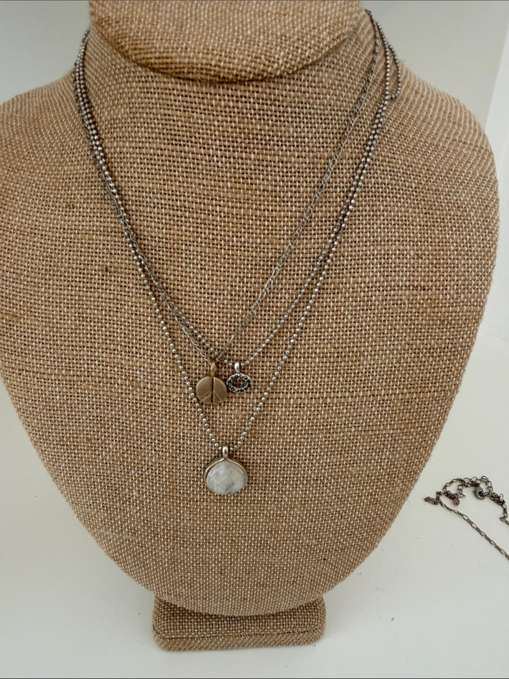 Two Lucky Brand layered necklaces